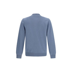 Brunello Cucinelli Blue Cashmere Cardigan