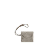 Brunello Cucinelli Gray Calf Leather Bos Taurus Keychain