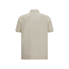 Premiata Beige Cotton Polo Shirt