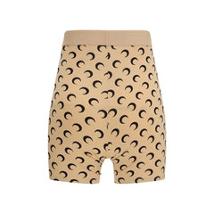 Marine Serre Beige Polyamide Bermuda Shorts