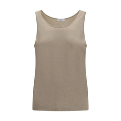 Brunello Cucinelli Beige Cashmere Tank Tops