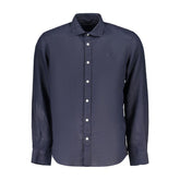 North Sails Blue Linen Men's Shirt