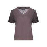 North Sails Gray Viscose Women T-Shirt