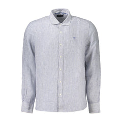 North Sails Blue Linen Men's Shirt