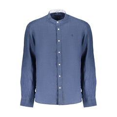 North Sails Blue Linen Mens Shirt