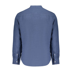 North Sails Blue Linen Mens Shirt