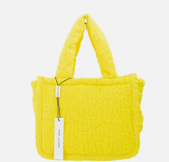 Marc Jacobs The Monogram Terry Tote Small Golden Kiwi Schoudertas