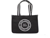 Marc Jacobs Mittlere Schwarze Canvas Stoff Schulter Konvertierbare Tragetasche Handtasche
