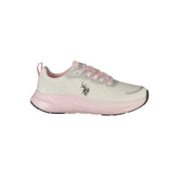 U.S. POLO ASSN. White Polyurethane Women's Sneaker