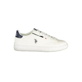 U.S. POLO ASSN. White Polyurethane Men's Sneaker