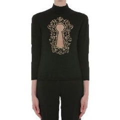Moschino Black Wool Sweatshirt