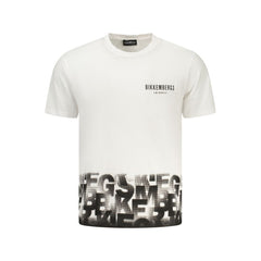 Bikkembergs White Cotton Men's T-Shirt