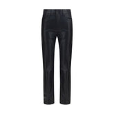 L'Agence Black Leather Pants