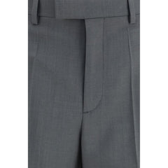 Valentino Garavani Gray Wool Oves Aries Dress Pants