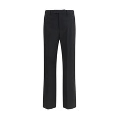 Valentino Garavani Black Wool Oves Aries Dress Pants