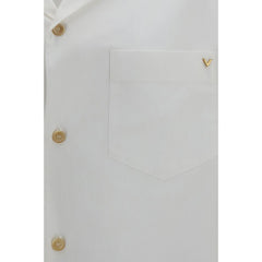 Valentino Garavani White Cotton Shortsleeve Shirt