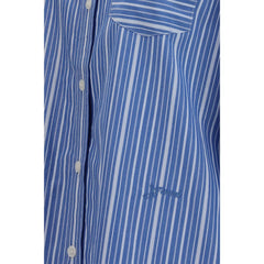 Ganni Blue Cotton Shirt