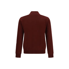 Valentino Garavani Bordeaux Wool Oves Aries Polo Shirt