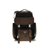 Prada Brown Recycled Polyamide Backpack