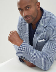 Brunello Cucinelli Blue Linen Blazer