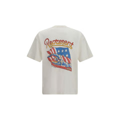 Represent White Cotton T-Shirt