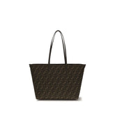 Fendi Brown Fabric Shoulder Bag