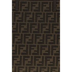 Fendi Brown Fabric Shoulder Bag