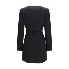 Balmain Black Wool Oves Aries Blazer
