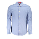 Tommy Hilfiger Azure Cotton Men's Shirt