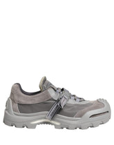 Dolce & Gabbana Gray Airmaster Panelled Low Top Men Sneakers Shoes