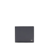 Ferragamo Blue Calf Leather Bos Taurus Wallet