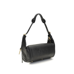 Chloé Black Calf Leather Bos Taurus Shoulder Bag