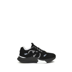 Valentino Garavani Black Fabric Athletic Sneakers