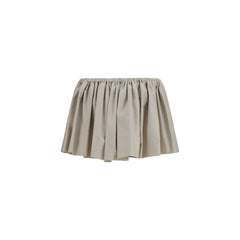 Miu Miu Beige Polyester Mini Skirt