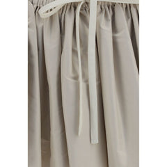 Miu Miu Beige Polyester Mini Skirt