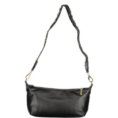 Mario Valentino Nero Polyurethane Women's Bag with Adjustable Shoulder Strap