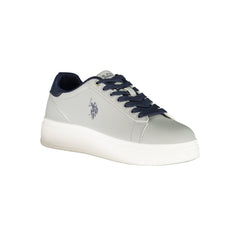 U.S. POLO ASSN. Gray Polyester Men's Sneaker