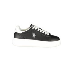 U.S. POLO ASSN. Black Polyurethane Men's Sneaker