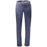 Norway 1963 Blue Cotton Men's Jean for a Timeless Casual Look
