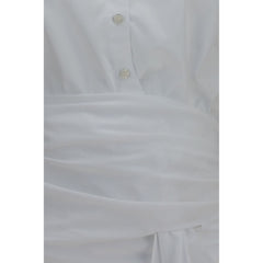 7FOR White Cotton Dress Shirt