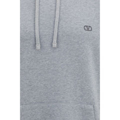 Valentino Garavani Gray Cotton Sweatshirt