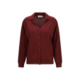 Miu Miu Bordeaux Wool Oves Aries Cardigan