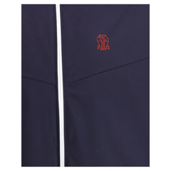 Brunello Cucinelli Blue Nylon Shell Jacket