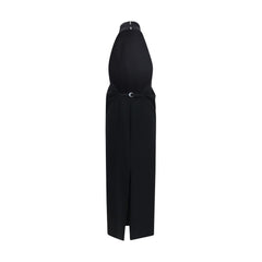 Khaite Black Polyester Cocktail Dress