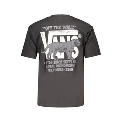 Vans Black Cotton Men's T-Shirt