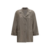 Gucci Beige Silk Dress Shirt