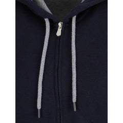 Brunello Cucinelli Blue Cotton Sweatshirt