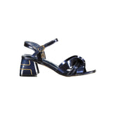 Laura Biagiotti Blue Polyurethane Women's Sandal