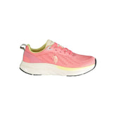 U.S. POLO ASSN. Pink Polyurethane Women's Sneaker