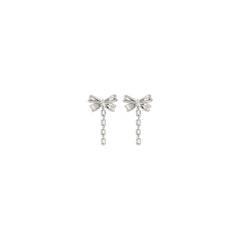Self-Portrait Silver Brass Earrings
